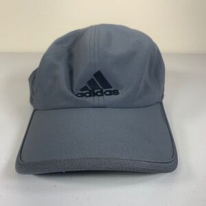 Adidas Aeroready Baseball Cap Gray Men's One Size Adjustable Running Trefoil